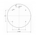 Светильник SLV CARDAMOD SURFACE ROUND ES111 SINGLE